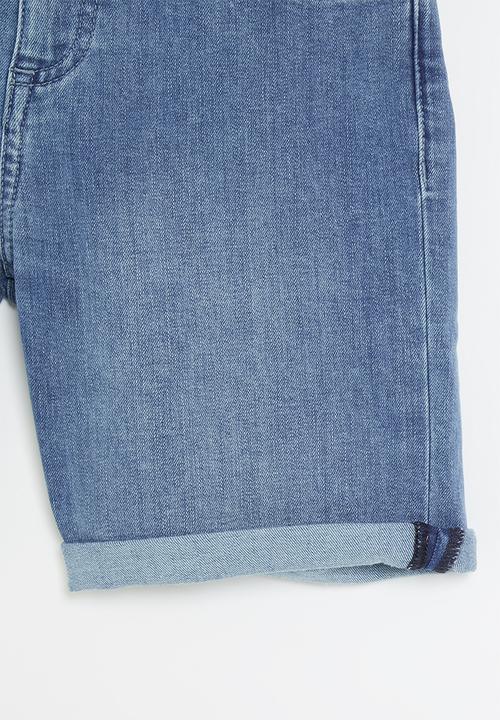 POLO - Girls pjc vivian denim short - light wash