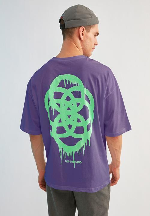 Trendyol - Multi-circle back print tee - purple