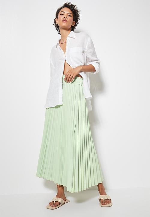 Superbalist - Maxi pleat skirt - mint