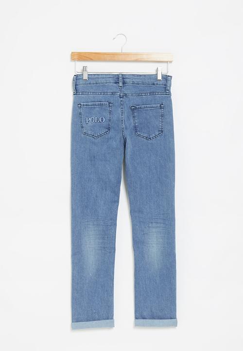 POLO - Boys pjc denis slim fit jean - light wash