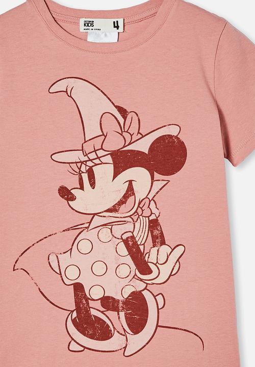 Cotton On - License short sleeve tee - lcn dis minnie wizard/musk rose