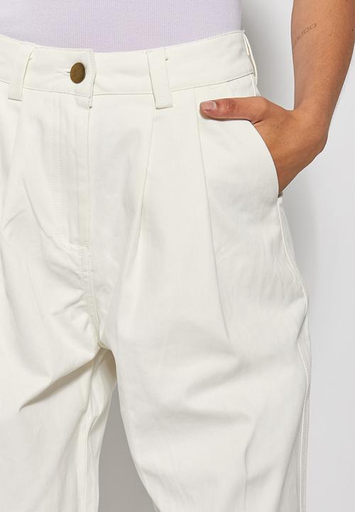 Superbalist - Balloon trousers - white