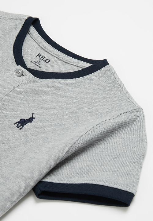 POLO - Boys dylan henley tee - grey