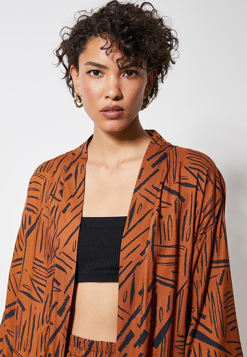 Superbalist - Short shacket - abstract sketch