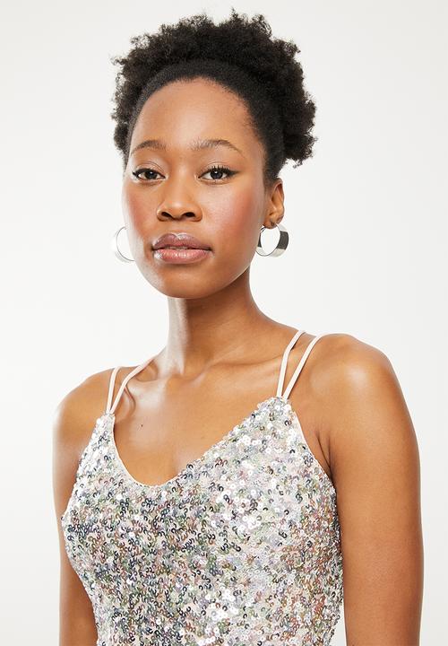 SISSY BOY - Sequin strappy midi - multi