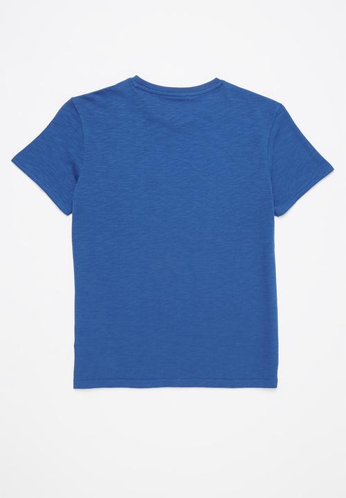 POLO - Boys pjc jackson printed tee - blue