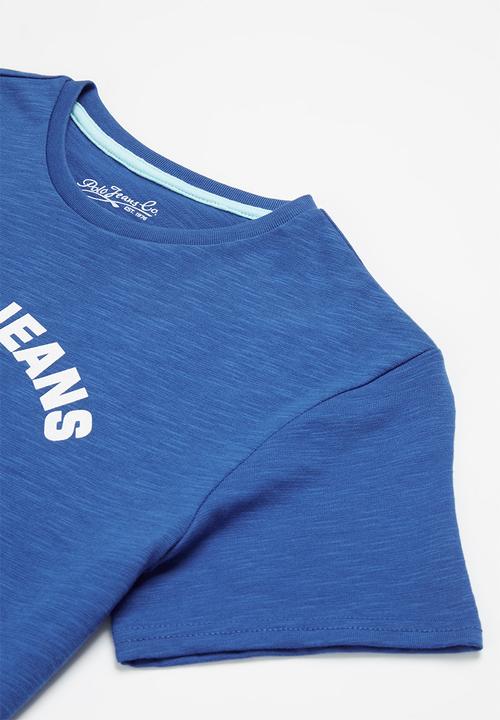 POLO - Boys pjc jackson printed tee - blue