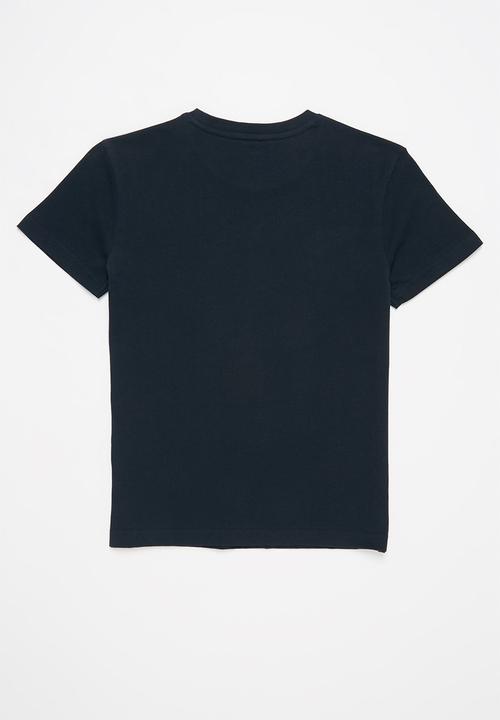 POLO - Boys corey printed tee - navy