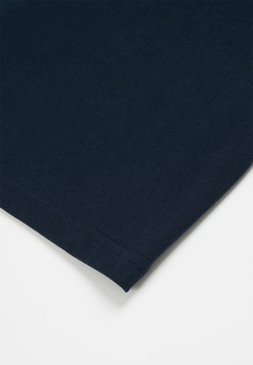 POLO - Boys corey printed tee - navy