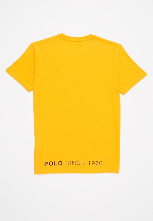 POLO - Boys rick short sleeve tee - yellow