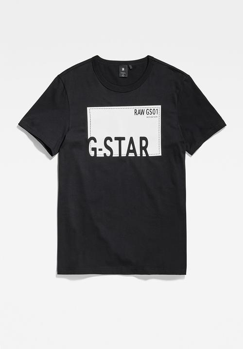 G-STAR - Graphic 8 r t s\s - dk black