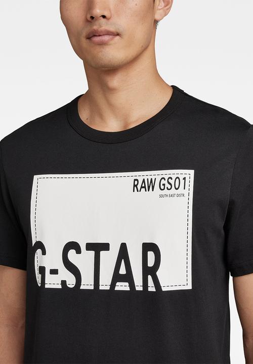 G-STAR - Graphic 8 r t s\s - dk black
