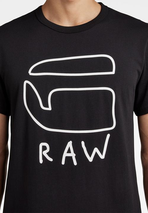 G-STAR - Graphic 10 r t s\s - dk black