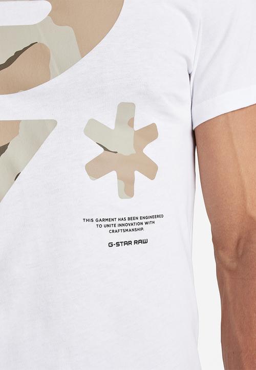 G-STAR - Graphic 13 r t s\s - white