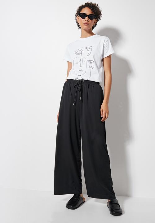 Superbalist - Abstract doodle tee - white