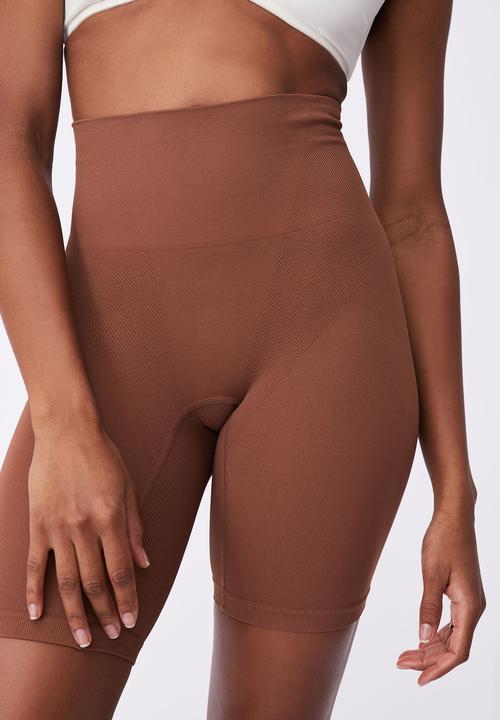 Cotton On - Smoother and shaper short - chocolate mousse