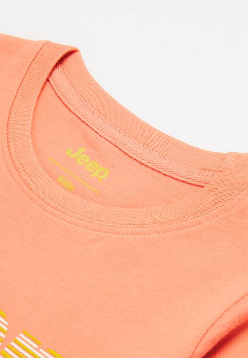 JEEP - Jeep short sleeve logo tee - orange 