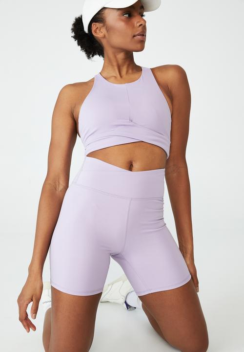 Cotton On - Ultra soft movement bike shorts - soft grape