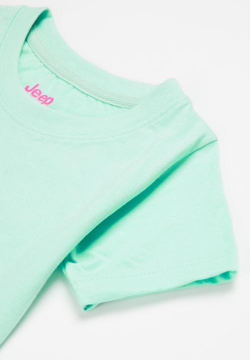 JEEP - Girls short sleeve graphic tee - mint 
