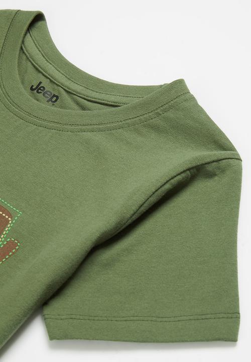 JEEP - Boys short sleeve graphic tee - khaki
