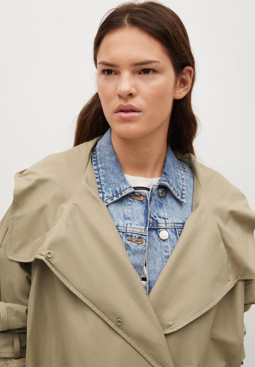 MANGO - Parka congo - beige/khaki