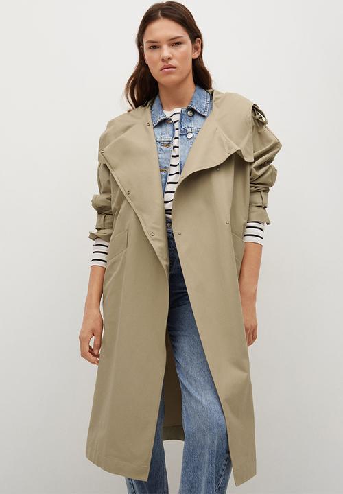 MANGO - Parka congo - beige/khaki