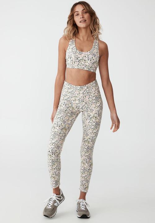 Cotton On - Ultra soft movement full length tight - floral fields