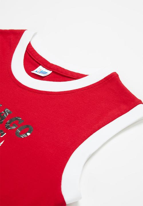 NBA - NBA fly squad vest bulls - red
