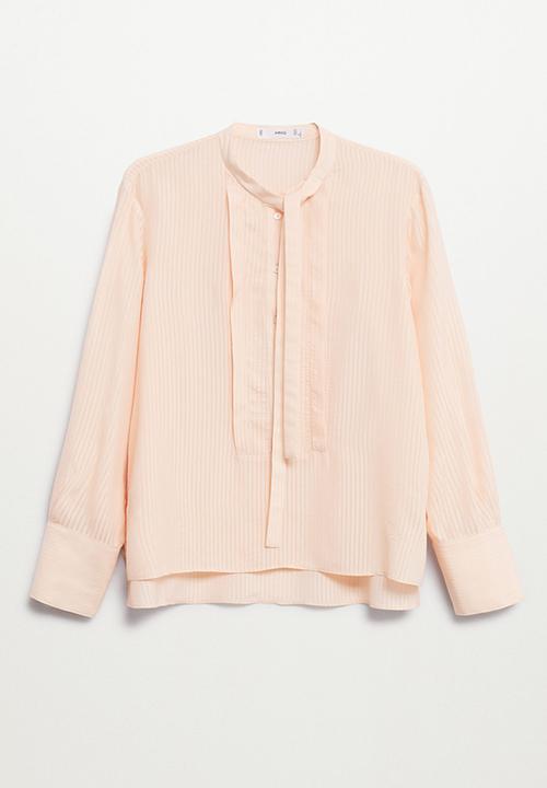 MANGO - Blouse blanca - light beige