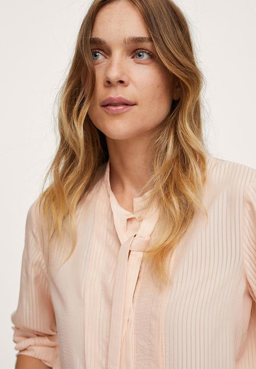 MANGO - Blouse blanca - light beige