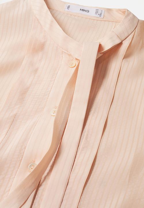 MANGO - Blouse blanca - light beige