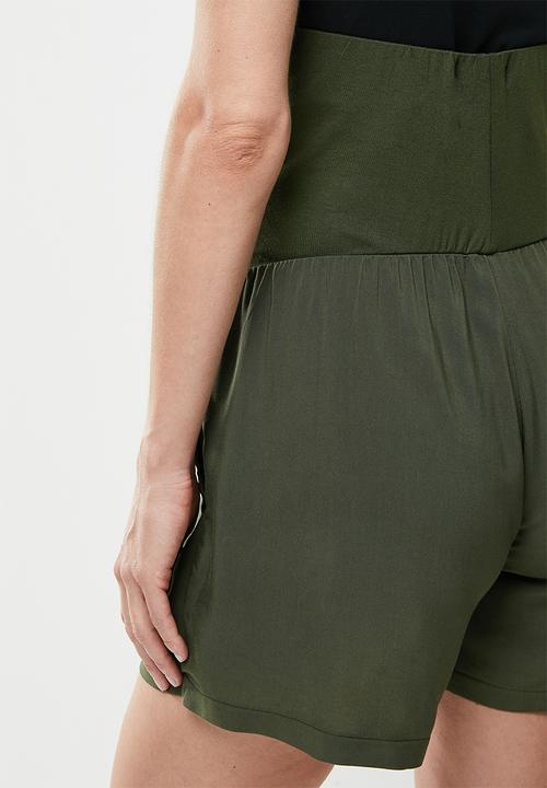 Superbalist - Maternity easy pull on shorts - khaki