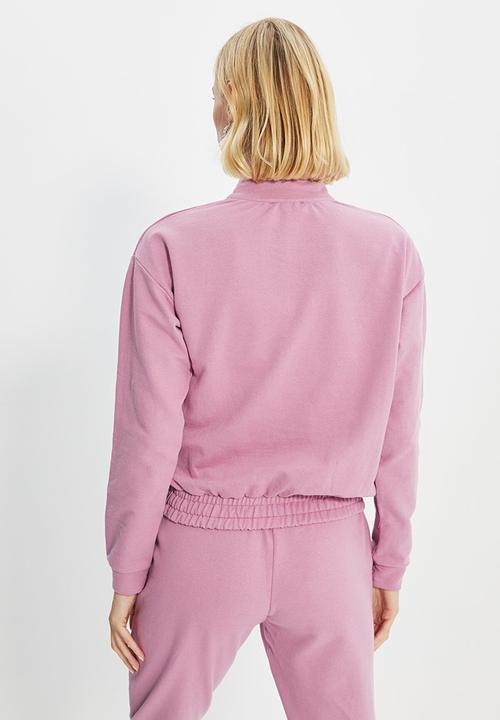 Trendyol - Basic sweatshirt - rose