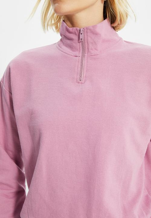 Trendyol - Basic sweatshirt - rose
