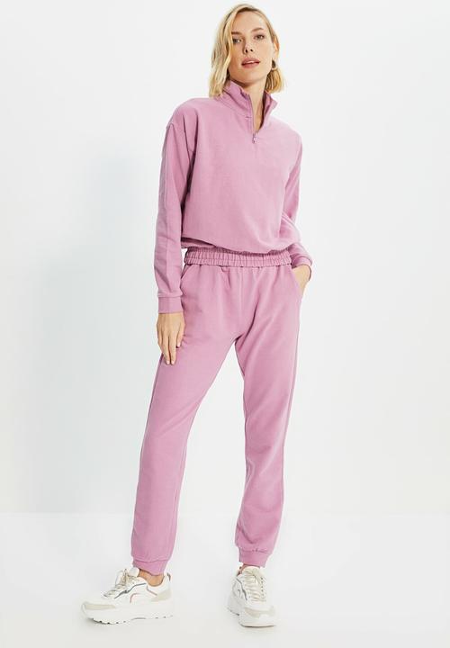 Trendyol - Basic sweatshirt - rose