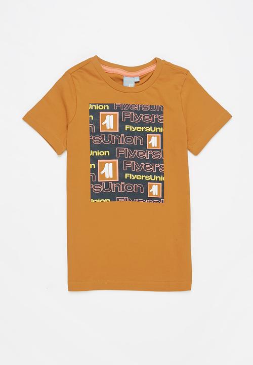 Flyersunion - 2 -pack short sleeve tee - blue & brown