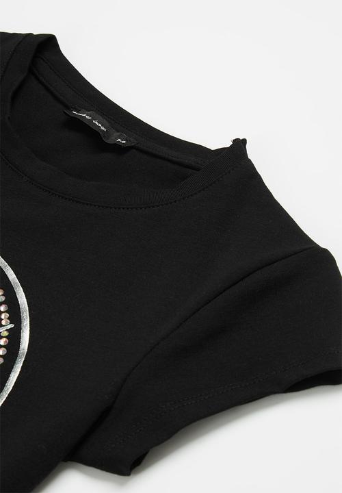 SISSY BOY - Pareo fitted top - black