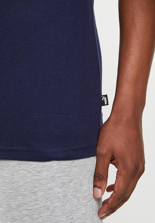PUMA - Reflective graphic tee - peacoat