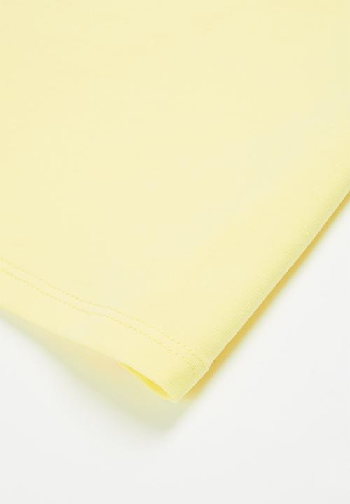 SISSY BOY - Pareo fitted top - pale yellow