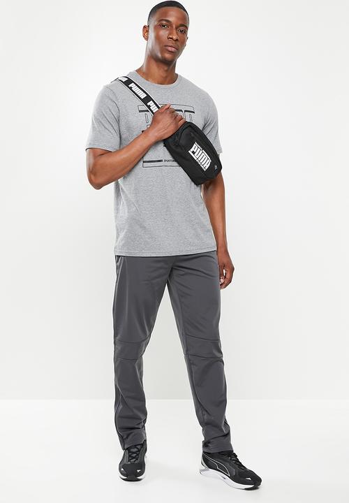 PUMA - Mens slim tricot pant - asphalt