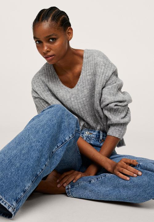 MANGO - Sweater picky - light pastel grey