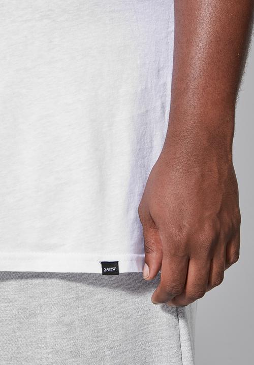 Superbalist - Nate plus crew neck tee - white 