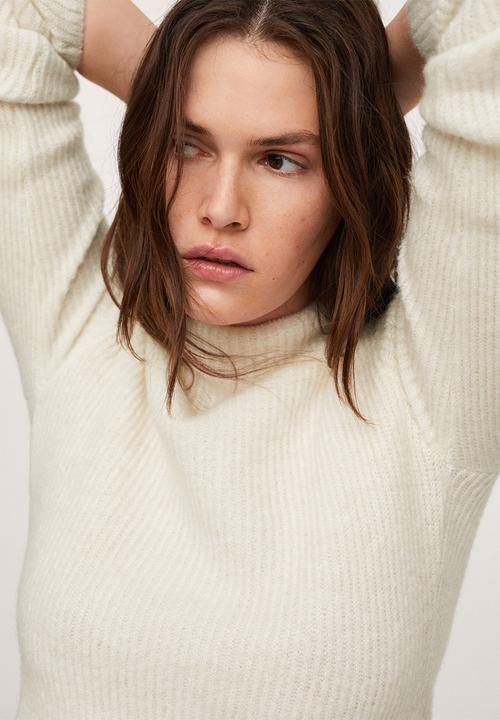 MANGO - Sweater corset - light beige
