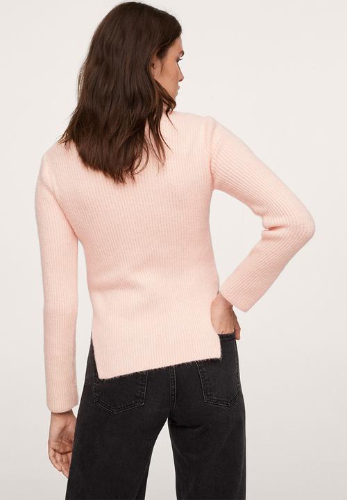 MANGO - Sweater corset - light pastel pink