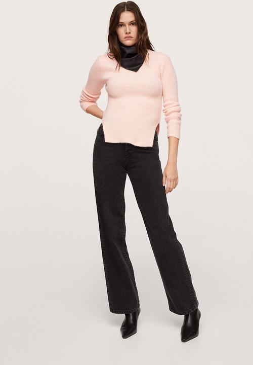 MANGO - Sweater corset - light pastel pink