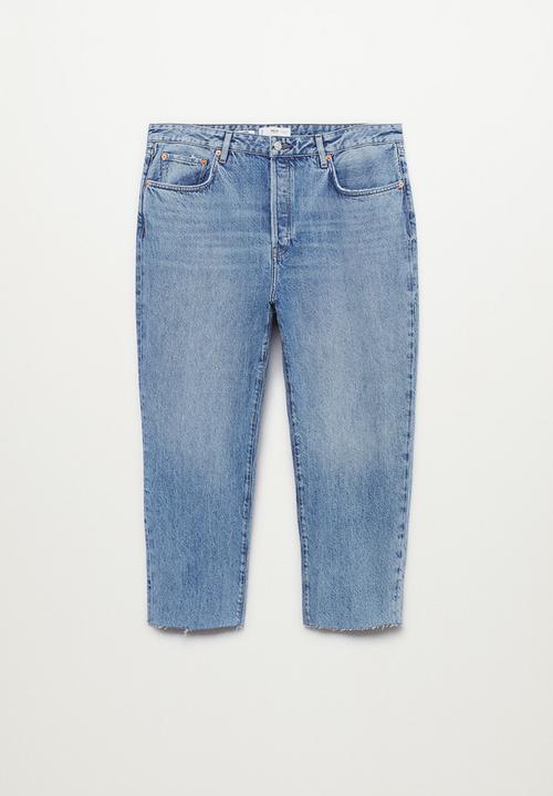 MANGO - Plus jeans havana - open blue