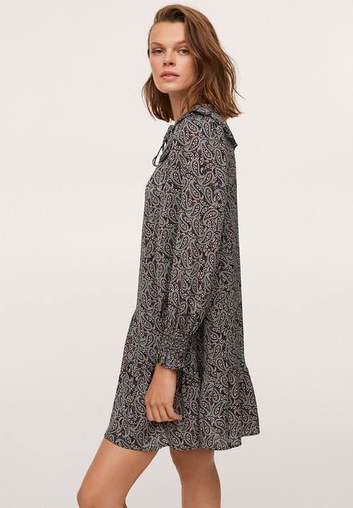 MANGO - Dress kido - medium blue