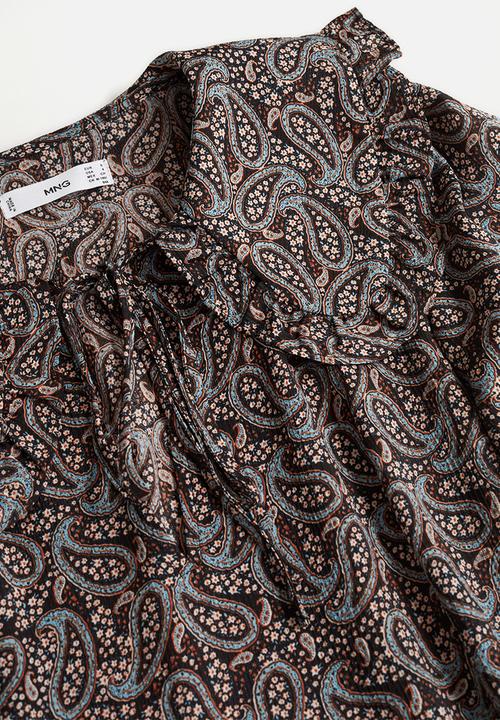 MANGO - Dress kido - medium blue