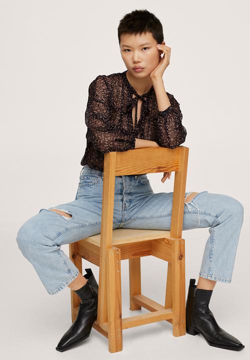 MANGO - Blouse juliet - black