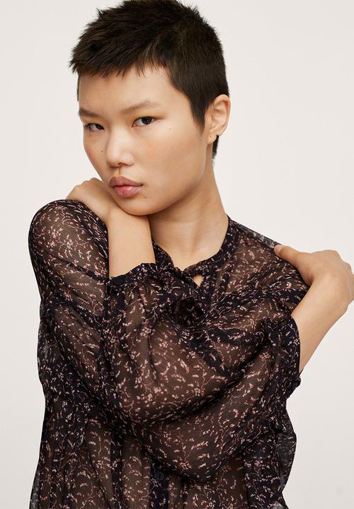 MANGO - Blouse juliet - black